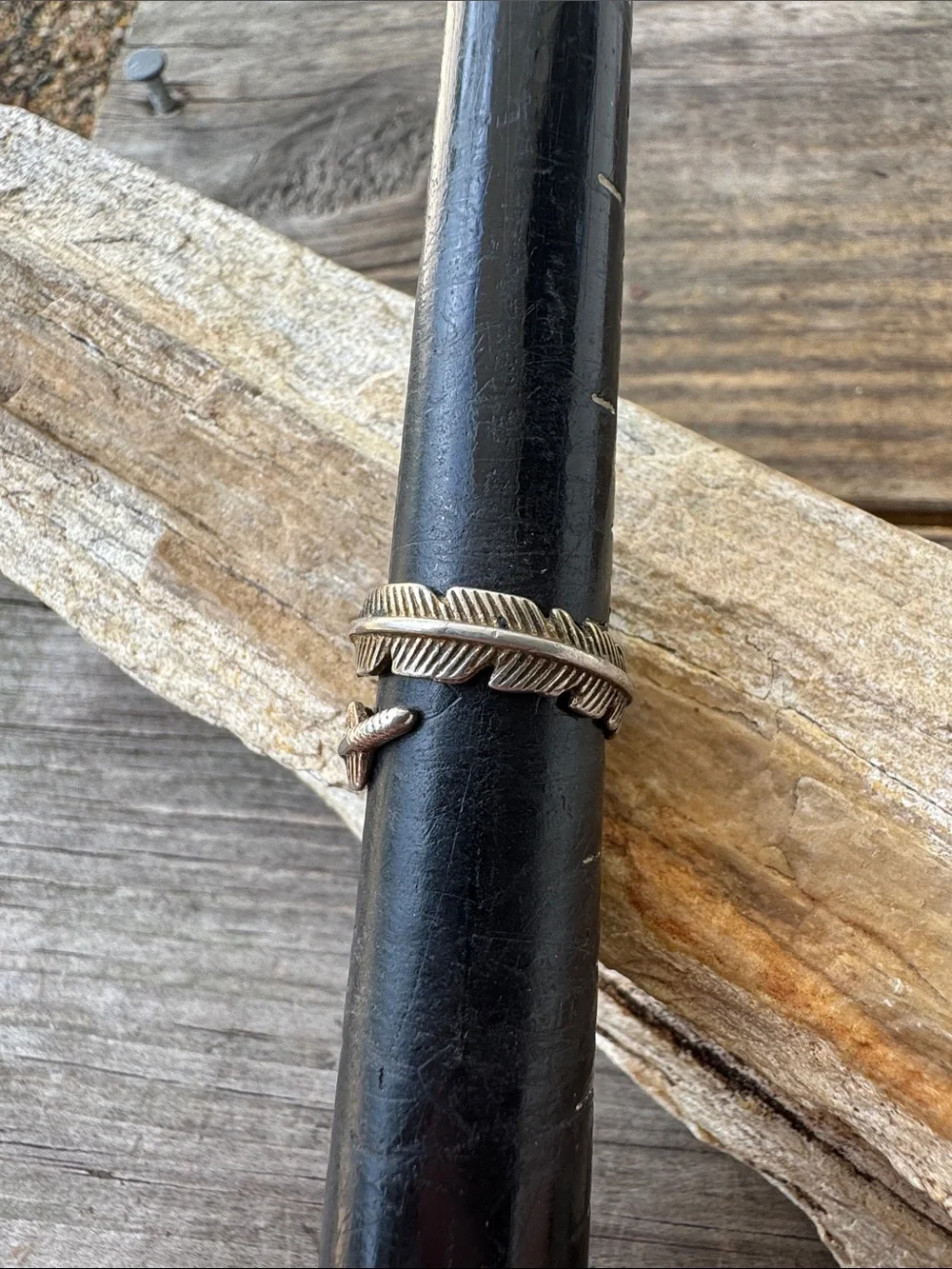 Sterling Silver Feather Rings